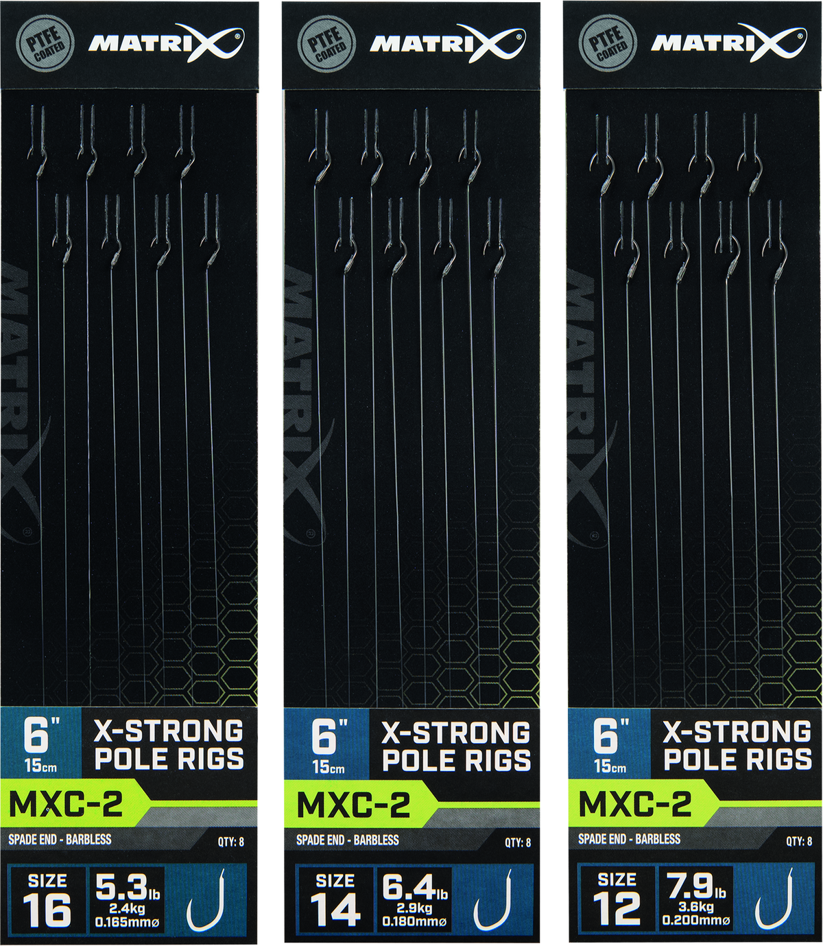 MXC-2 Barbless 6 Pole X-Strong Rig