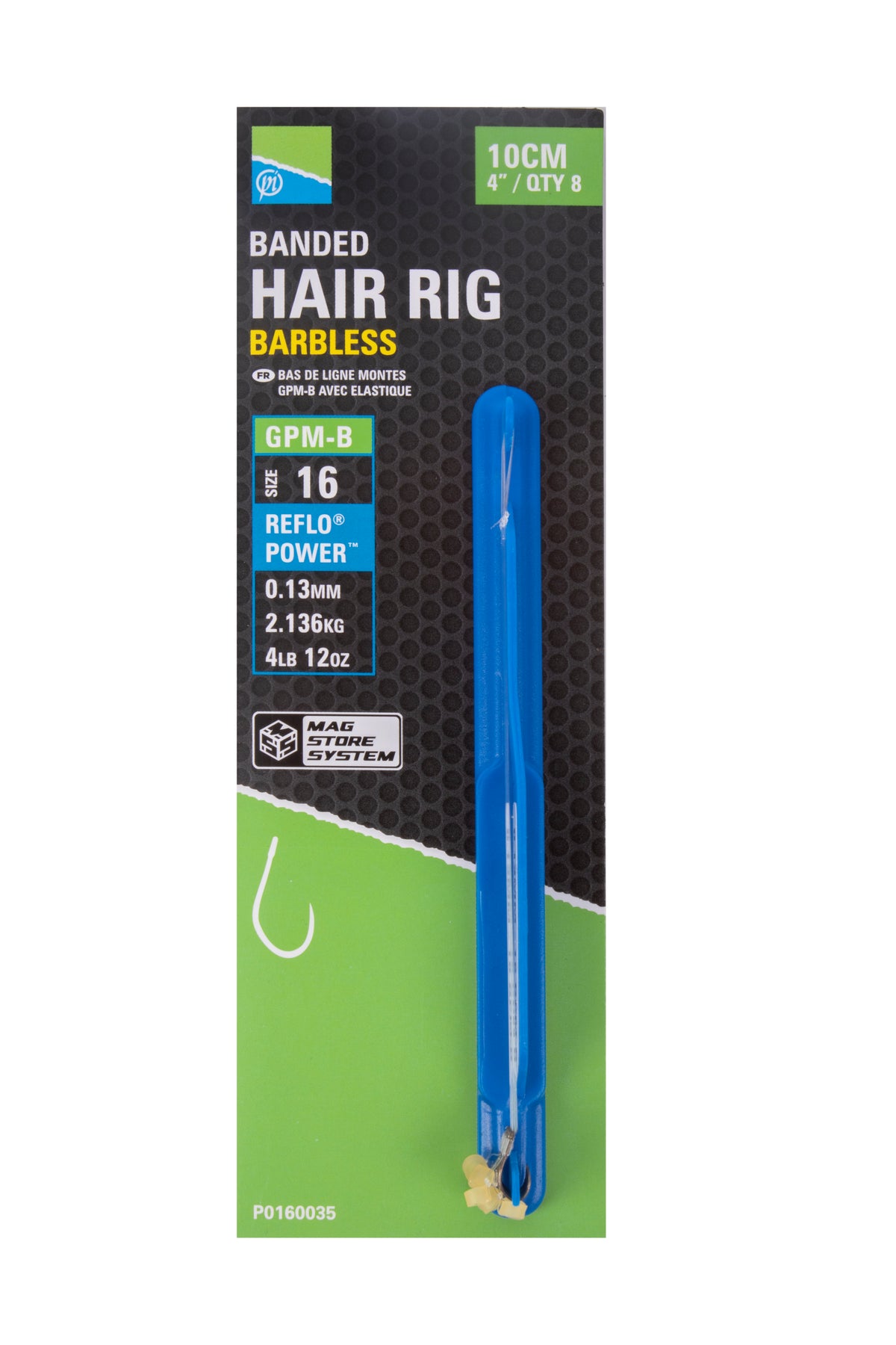 Gpm-B Banded Hair Rigs - 4"/10Cm