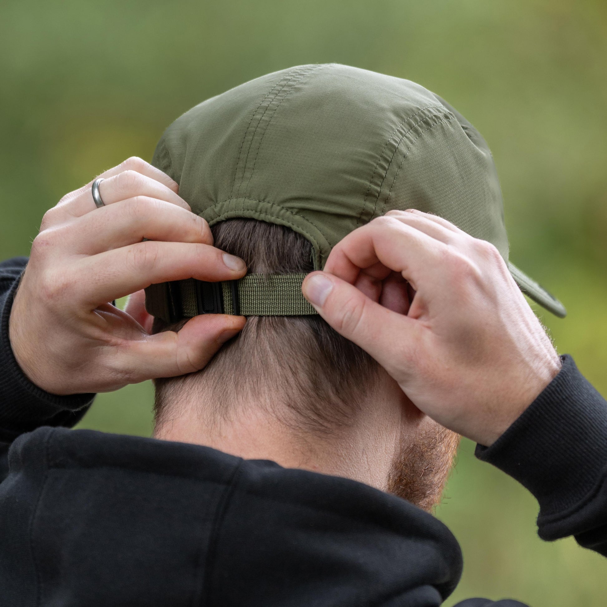 Fleece-Core Thermal Cap - Green 