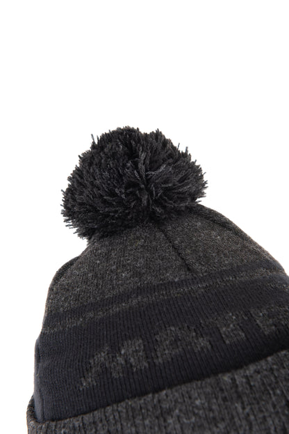 Grey Sherpa Bobble Hat