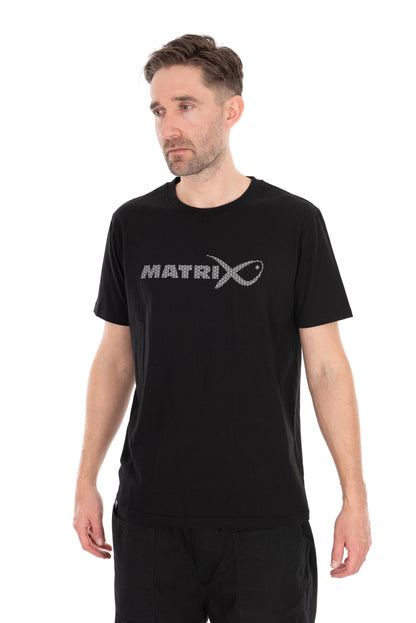Large Fade Logo T-Shirt - Black/Grey