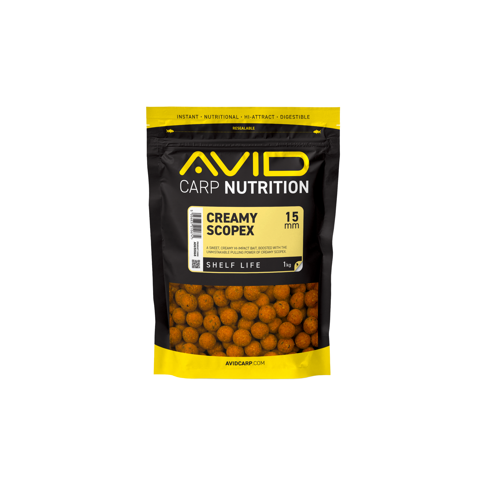 Creamy Scopex Boilies