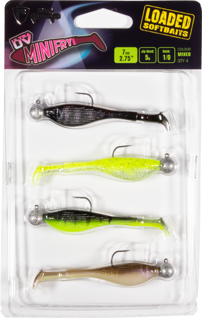 Mini Fry Mixed UV Colour Pack loaded Head CA GP W