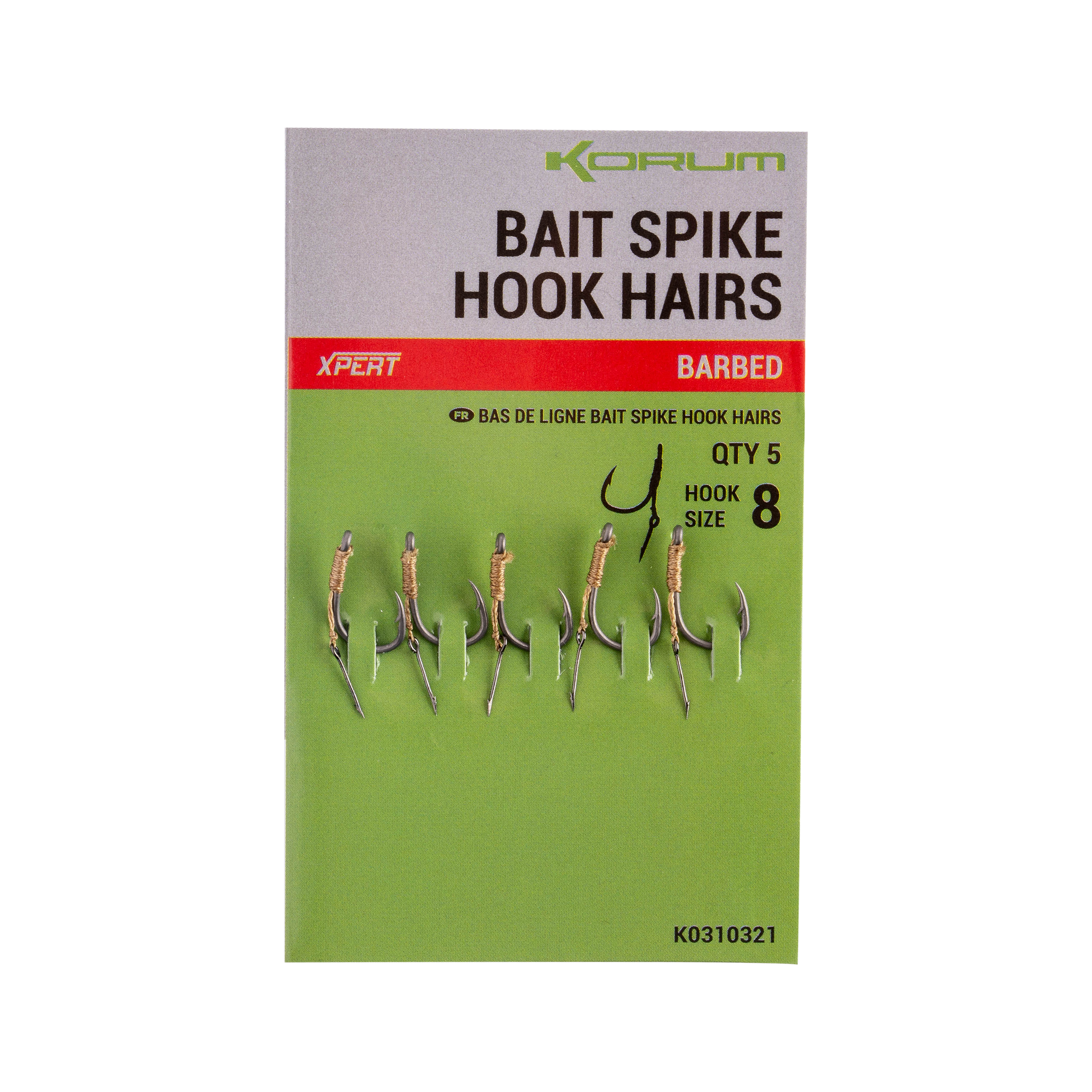 Bait Spike Hook Hairs Barbed
