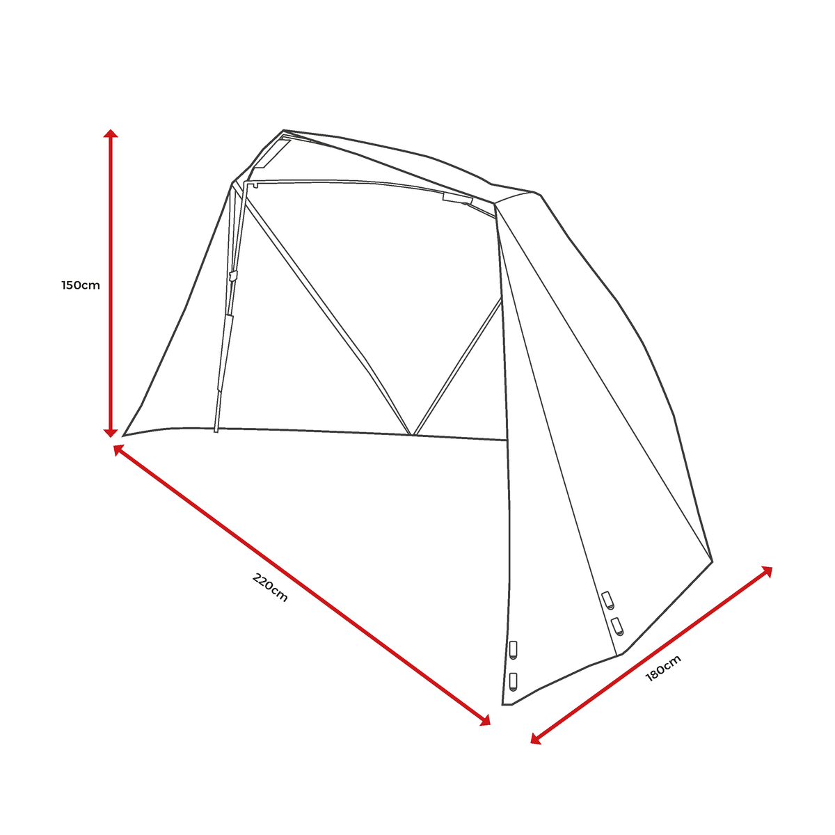 Pentalite Quick Brolly