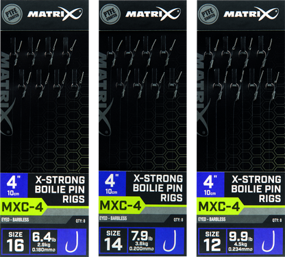 MXC-4 Barbless 4 Boilie Pin X-Strong 