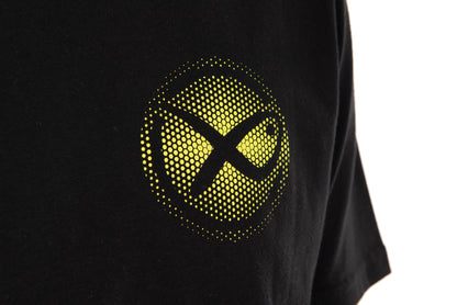 Large Fade Logo T-Shirt - Black/Lime