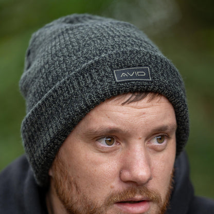 Marl Knit Beanie - Green