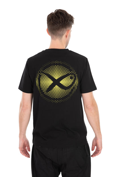 Large Fade Logo T-Shirt - Black/Lime