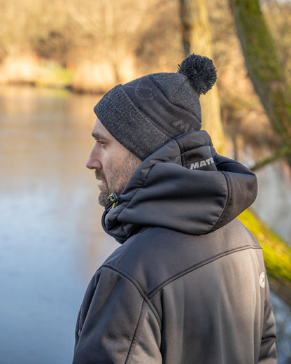 Grey Sherpa Bobble Hat