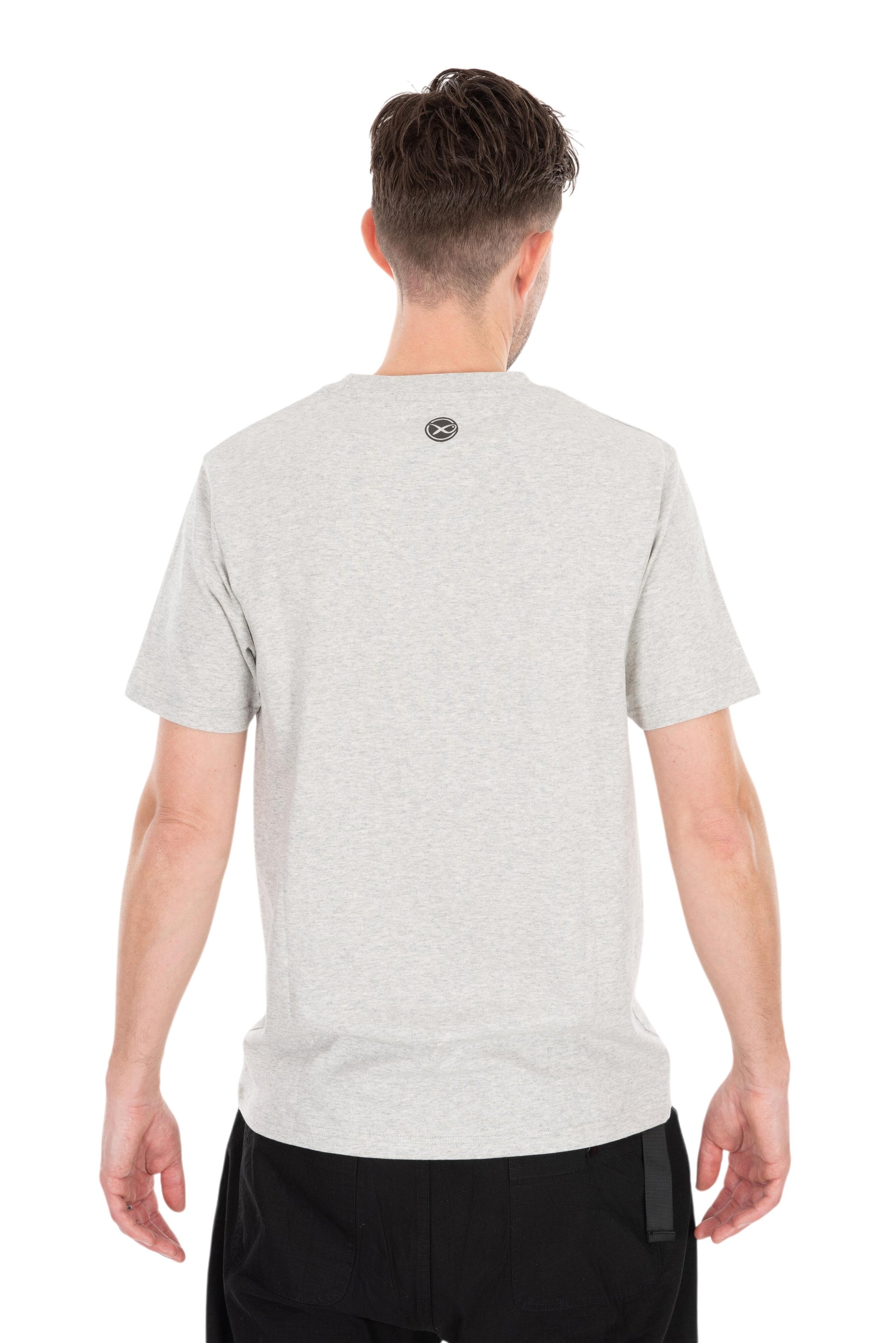 Large Mesh Logo T-Shirt - Grey