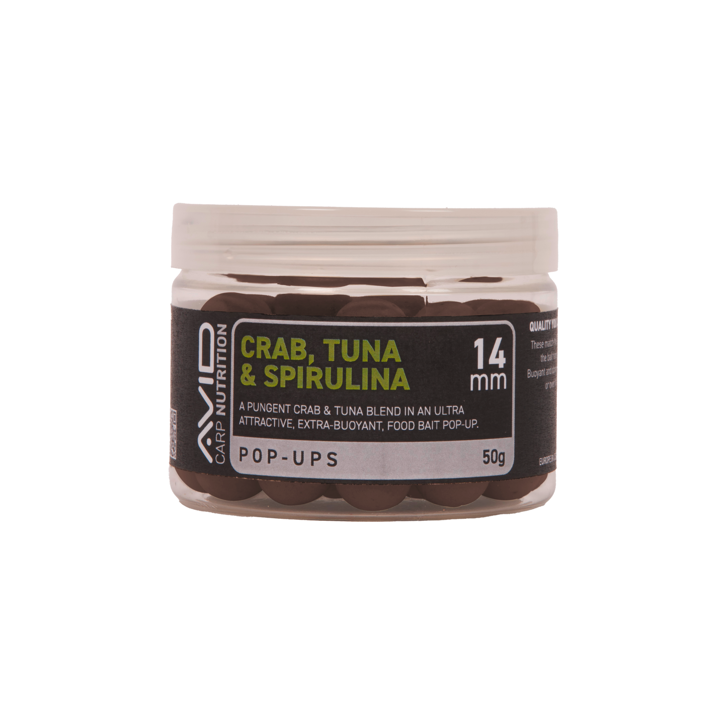 Crab, Tuna & Spirulina Pop-ups