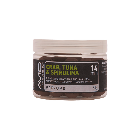 Crab, Tuna & Spirulina Pop-ups