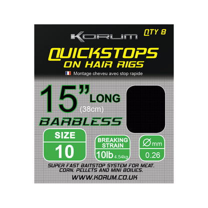 Quickstops on Hair Rigs