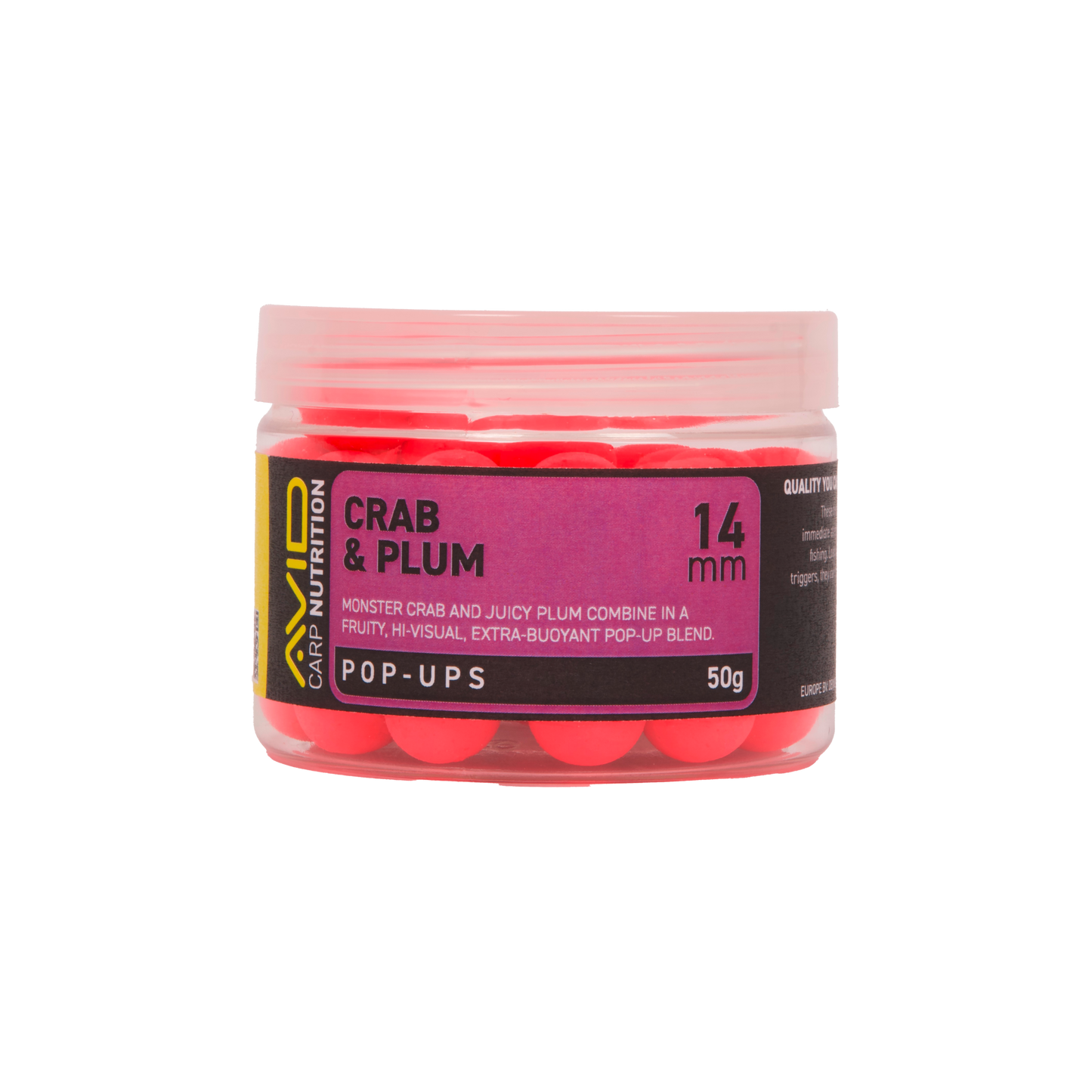 Crab & Plum Pop-ups (Pink)