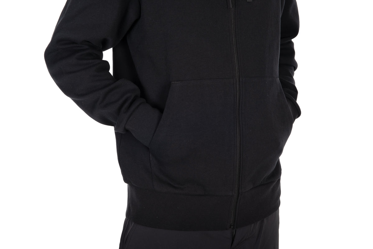 Black Stealth Zip Hoody