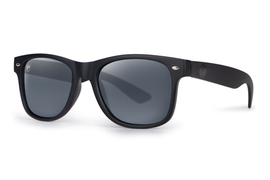 Matt Black Grey Lens Eyewear