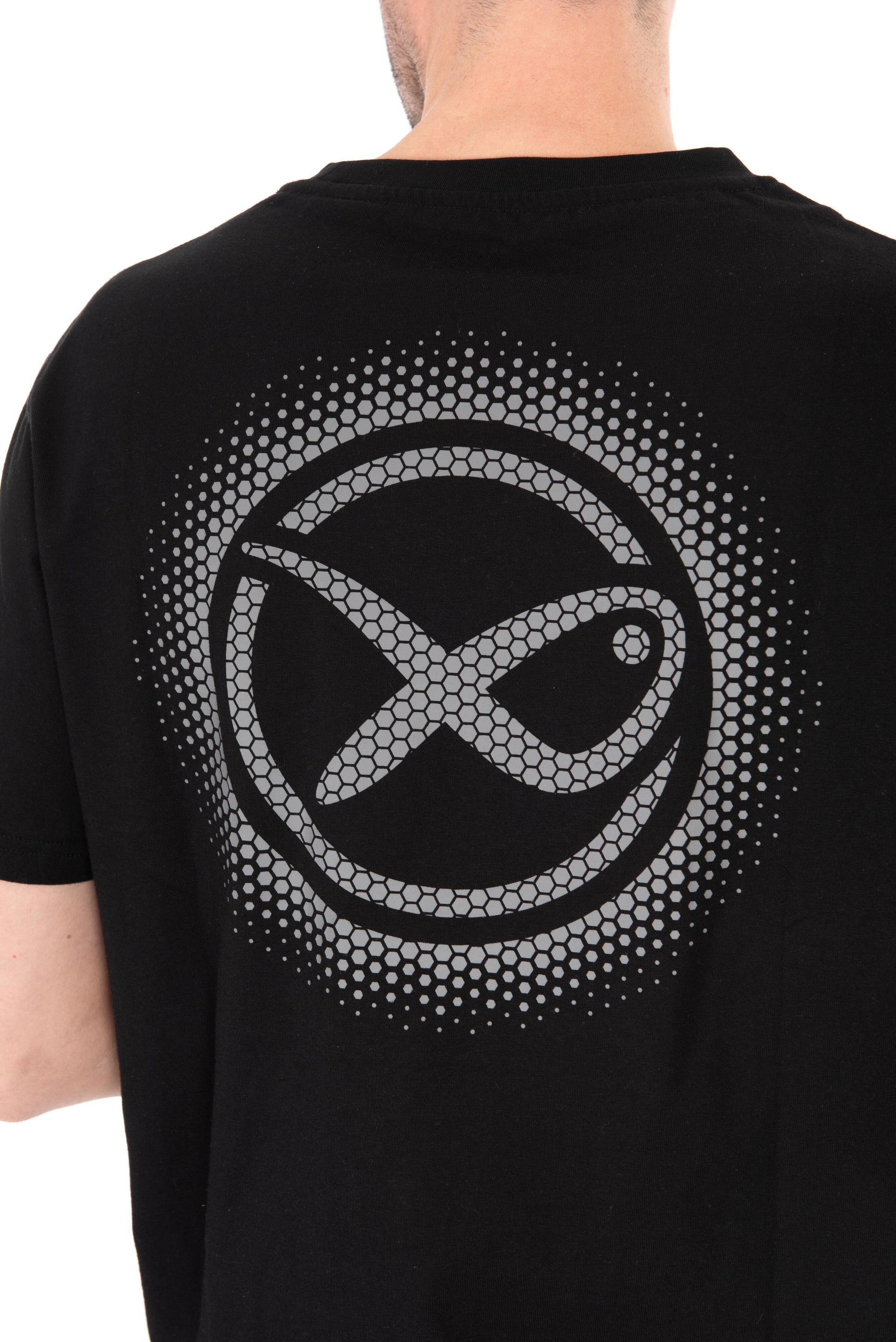 Large Fade Logo T-Shirt - Black/Grey