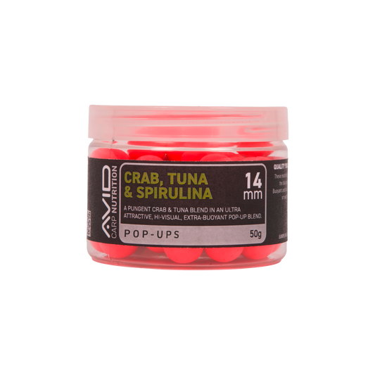 Crab, Tuna & Spirulina Pop-ups (Pink)