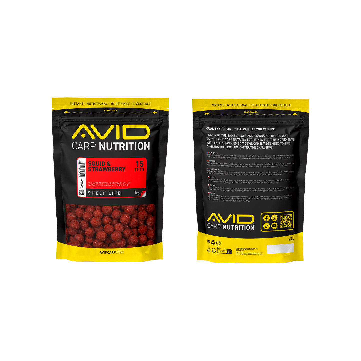 Squid & Strawberry Boilies