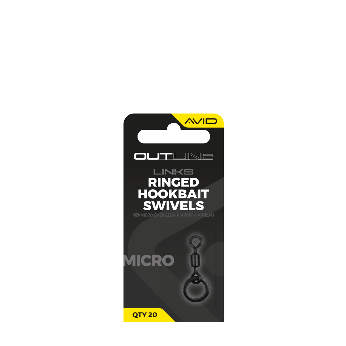 Outline Micro Ringed Hookbait Swivel