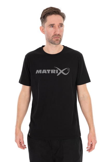 Large Fade Logo T-Shirt - Black/Grey