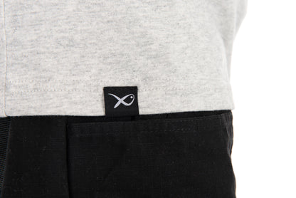 Large Mesh Logo T-Shirt - Grey