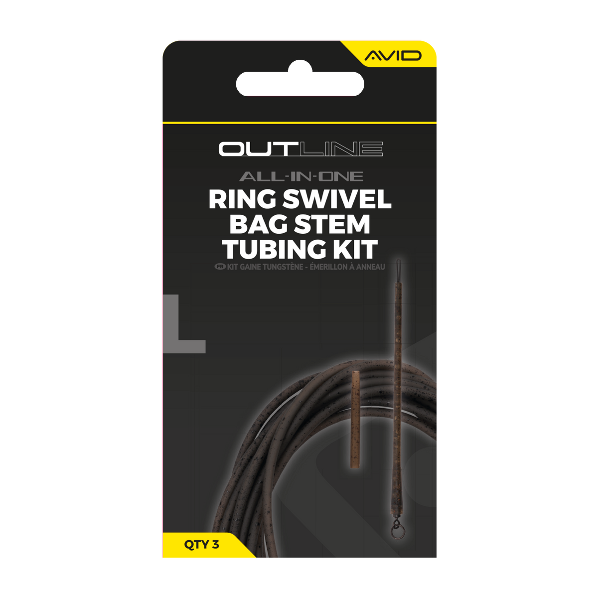 Outline Bag Stem Tungsten Tubing Kit - Ring Swivel