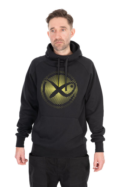 Large Fade Logo Hoody - Black/Lime