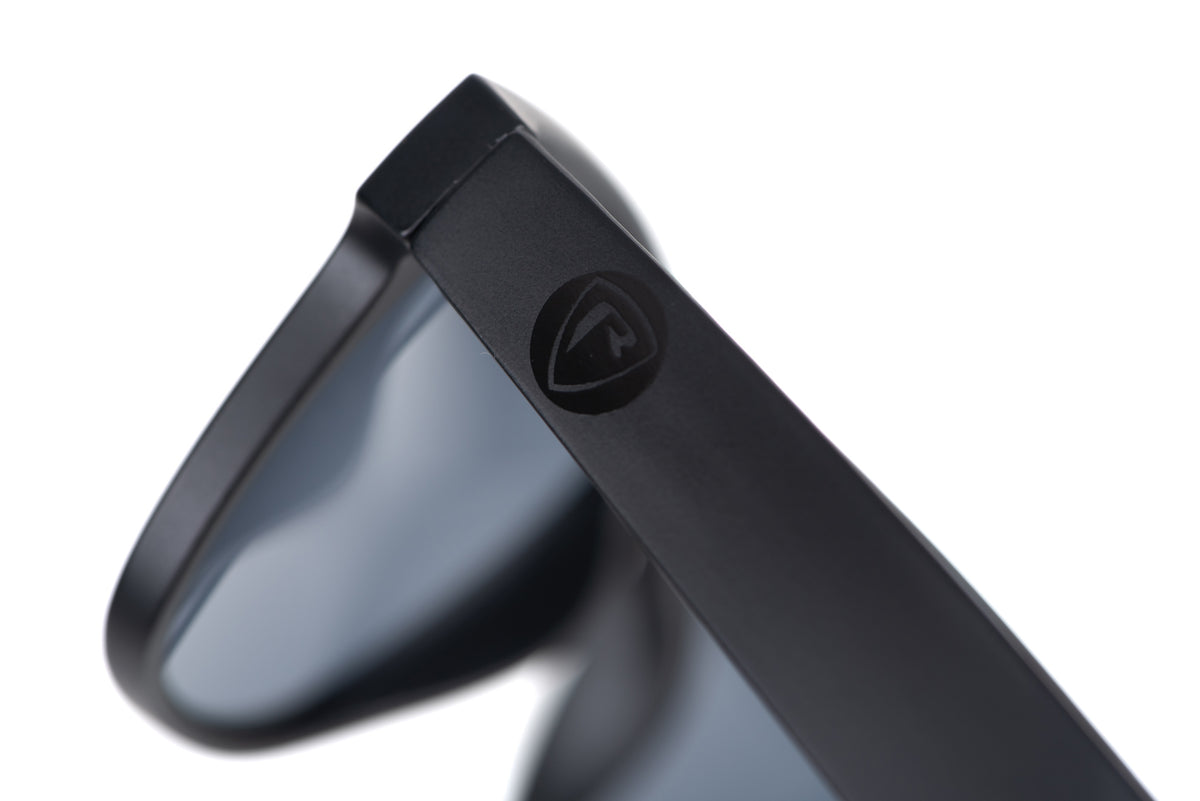 Matt Black Grey Lens Eyewear