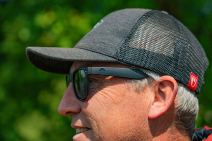 Matt Black Grey Lens Eyewear