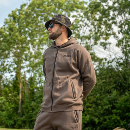 Compound Zip Hoodie (Brown)