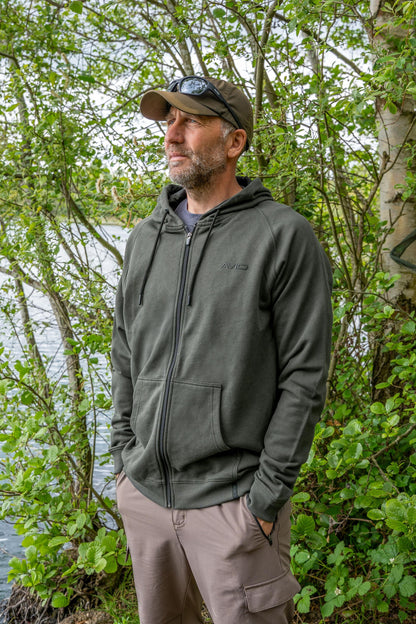 Bearing Zip Hoodie (Green)