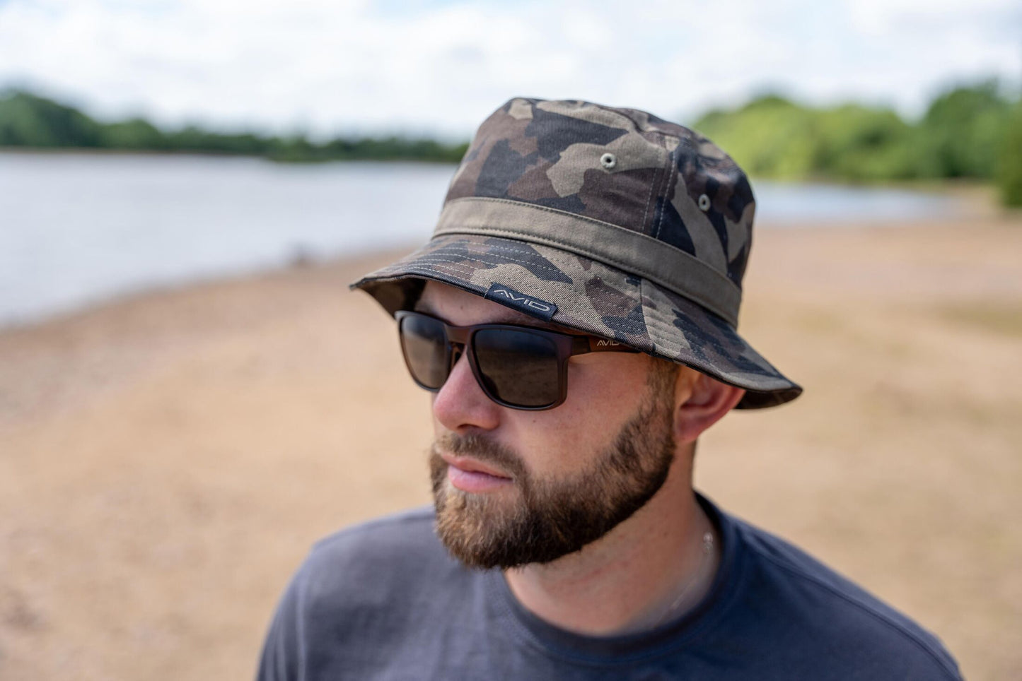 Distortion Dark Camo Bucket Hat
