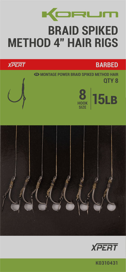 Power Braid Spiked Method Hair Rigs
