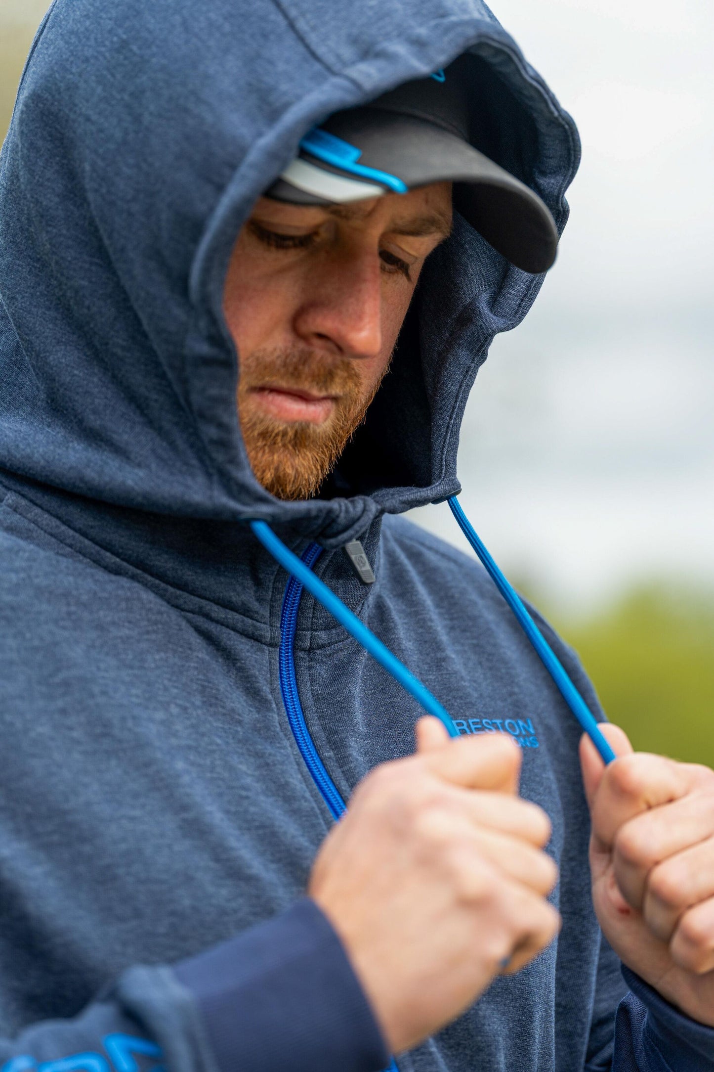 Navy Tide Zip Hoodie