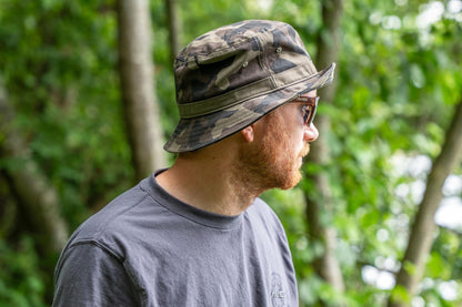 Distortion Dark Camo Bucket Hat