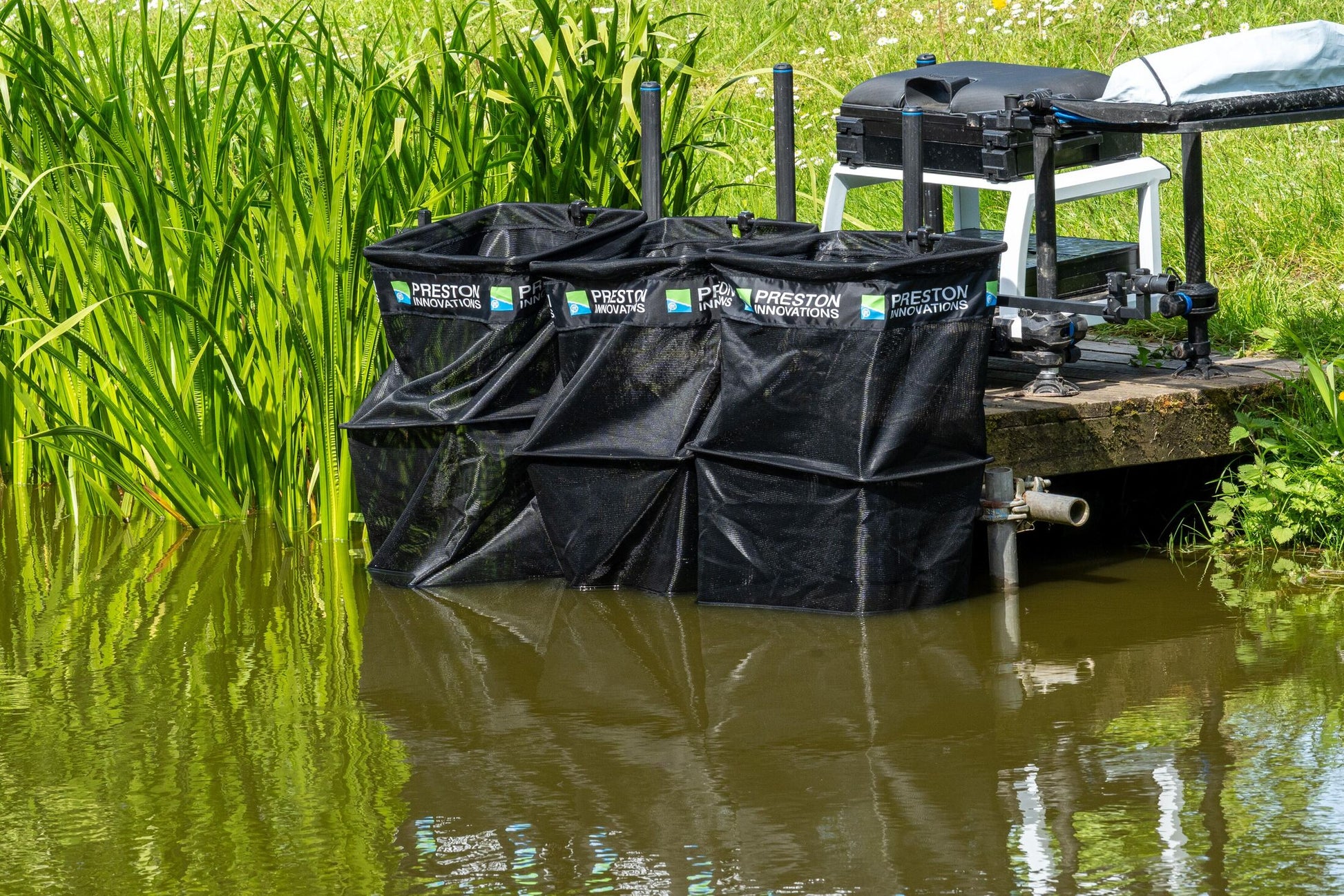 Triple 2.5m Carp Keepnet Pack