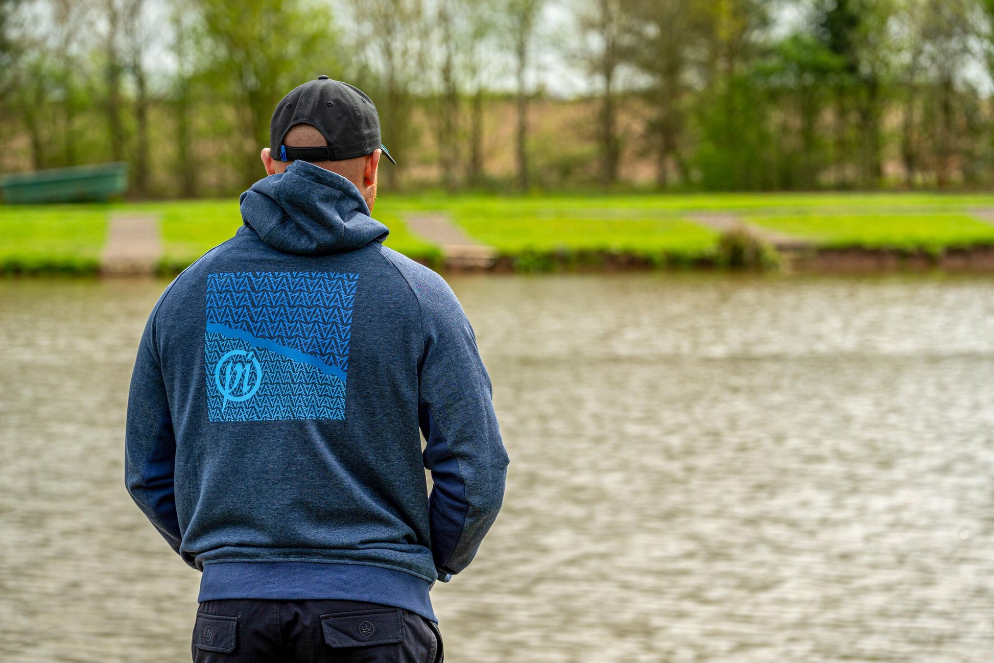 Navy Tide Zip Hoodie