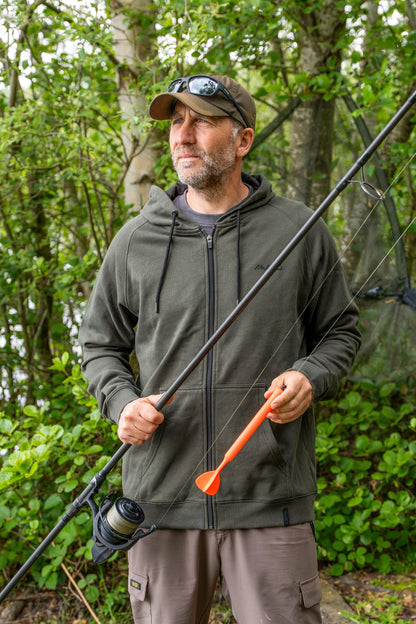 Bearing Zip Hoodie (Green)