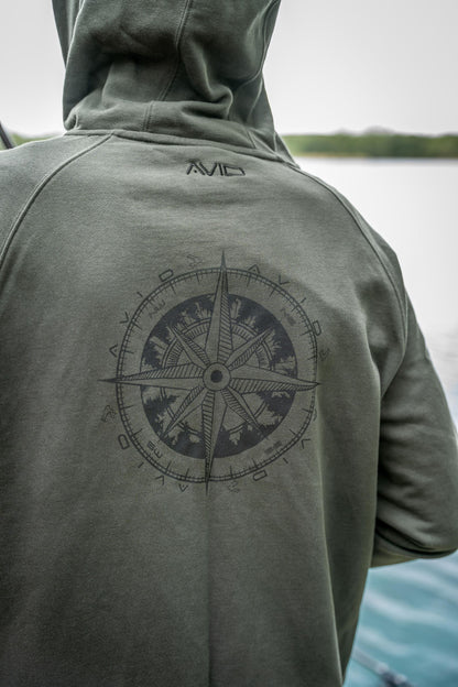 Bearing Zip Hoodie (Green)