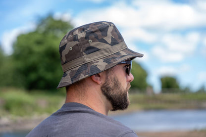 Distortion Dark Camo Bucket Hat