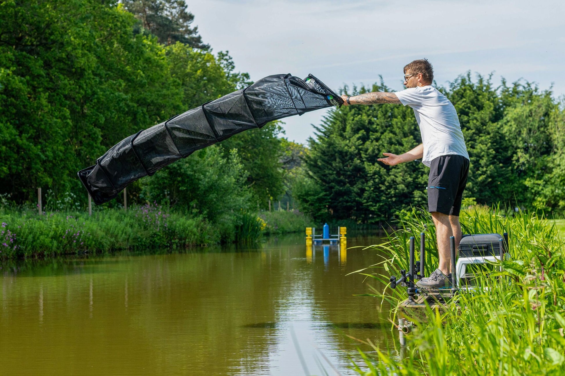 Triple 2.5m Carp Keepnet Pack