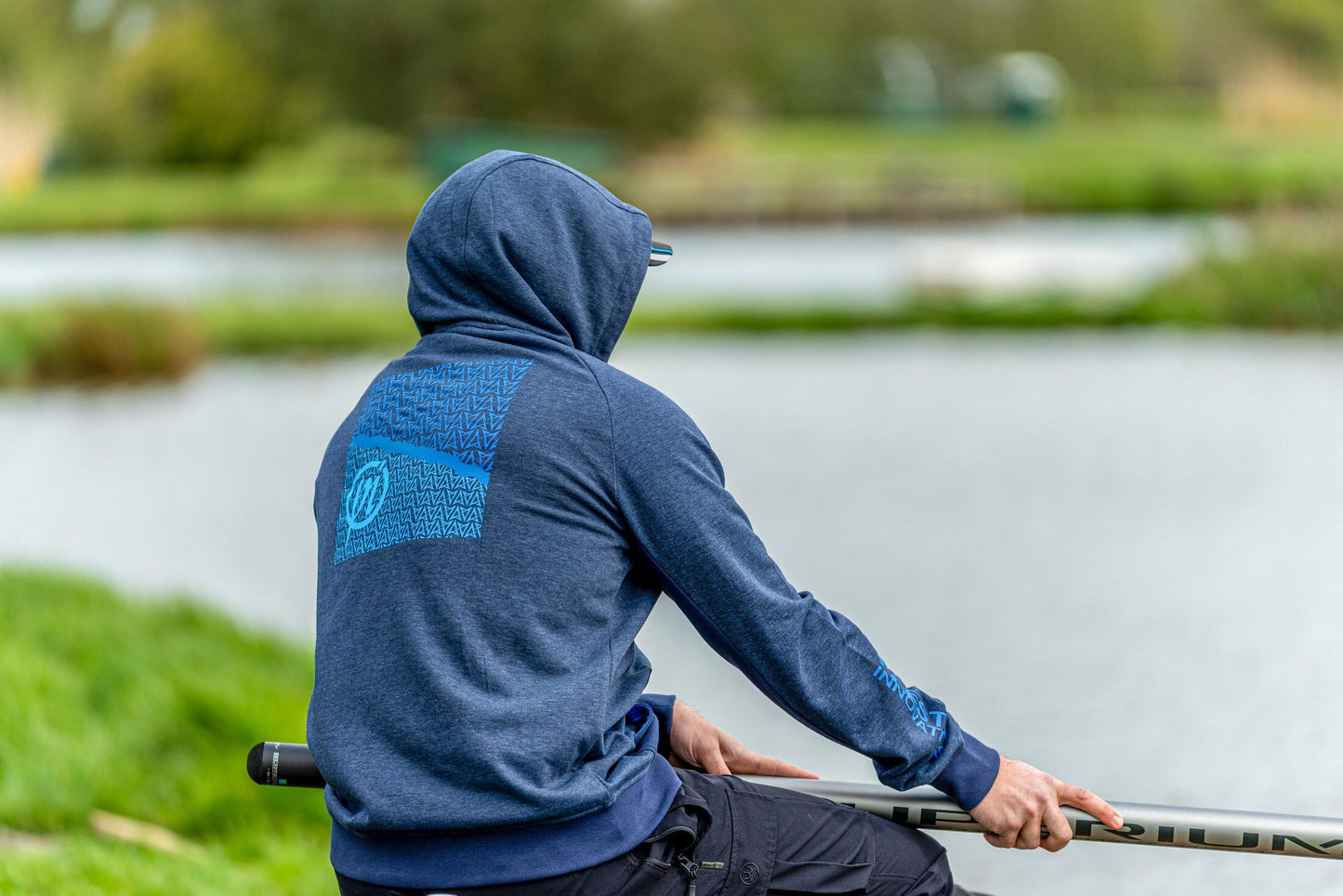 Navy Tide Zip Hoodie
