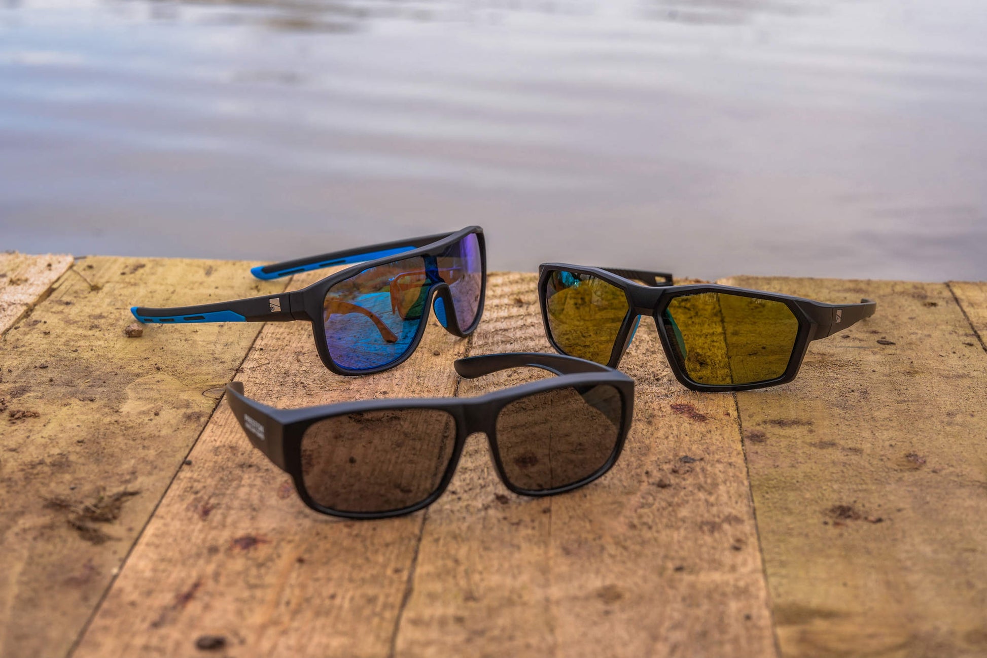 Absolute Wrap Sunglasses Amber Brown 