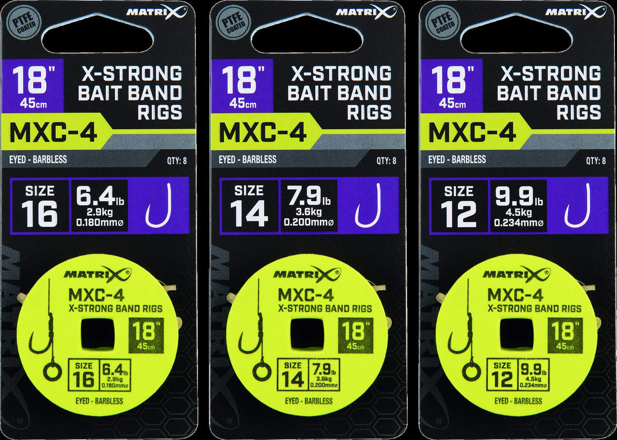 MXC-4 Barbless 18 Bait Band