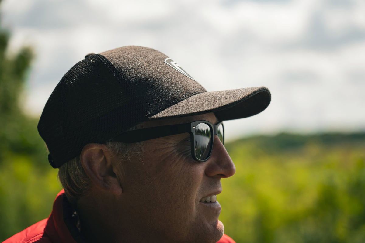 Matt Black Grey Lens Eyewear