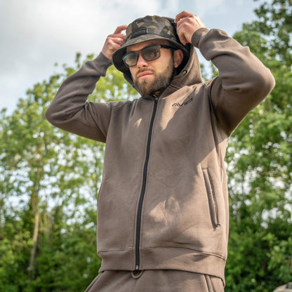 Compound Zip Hoodie (Brown)