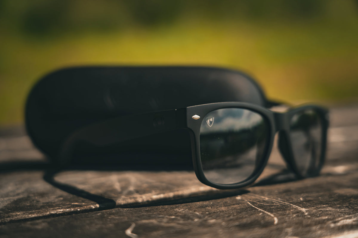Matt Black Grey Lens Eyewear