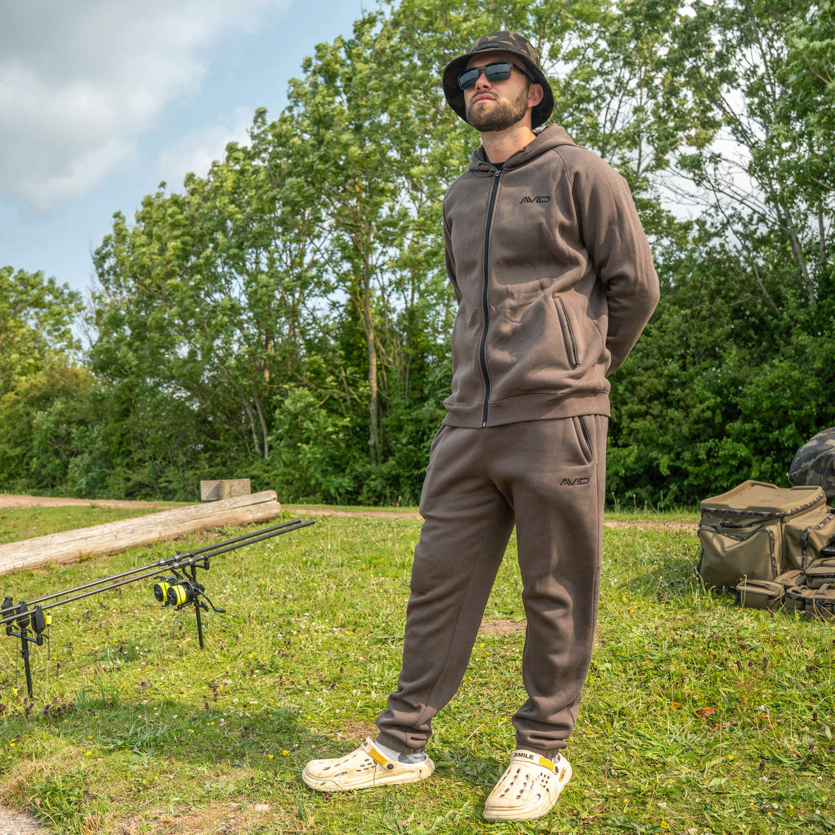 Compound Zip Hoodie (Brown)